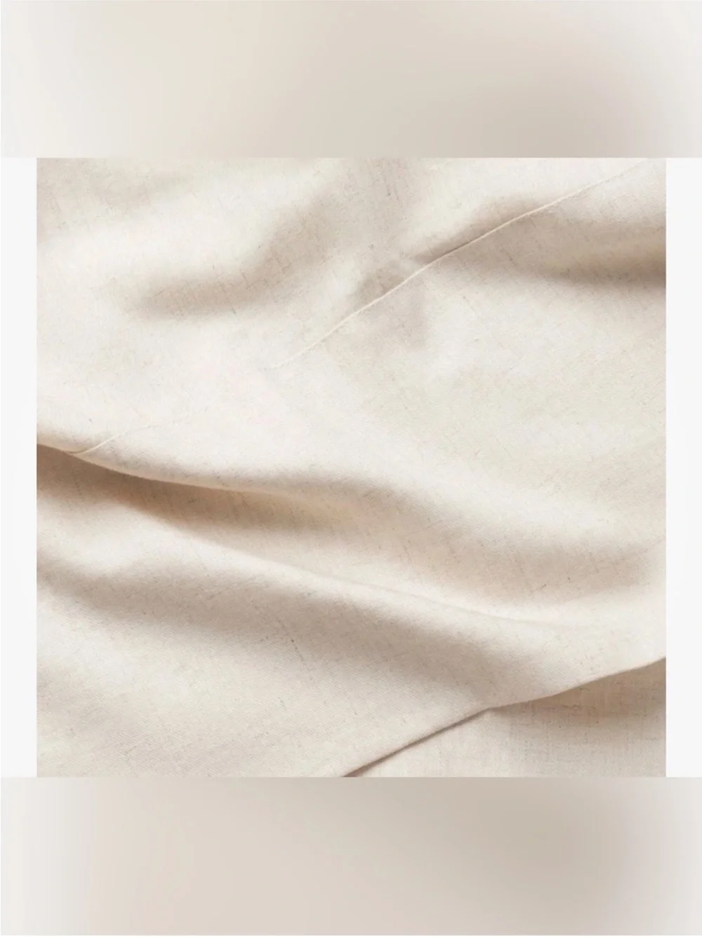 Cozy Earth Bamboo Linen Fitted Crib Sheet Natural NWT